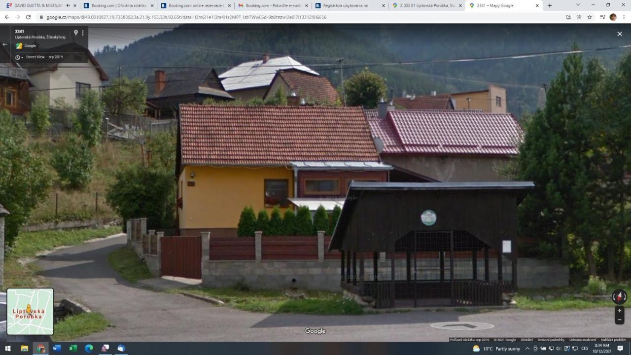 הוילה Liptovský Hrádok Utulny Dovolenkovy Dom מראה חיצוני תמונה